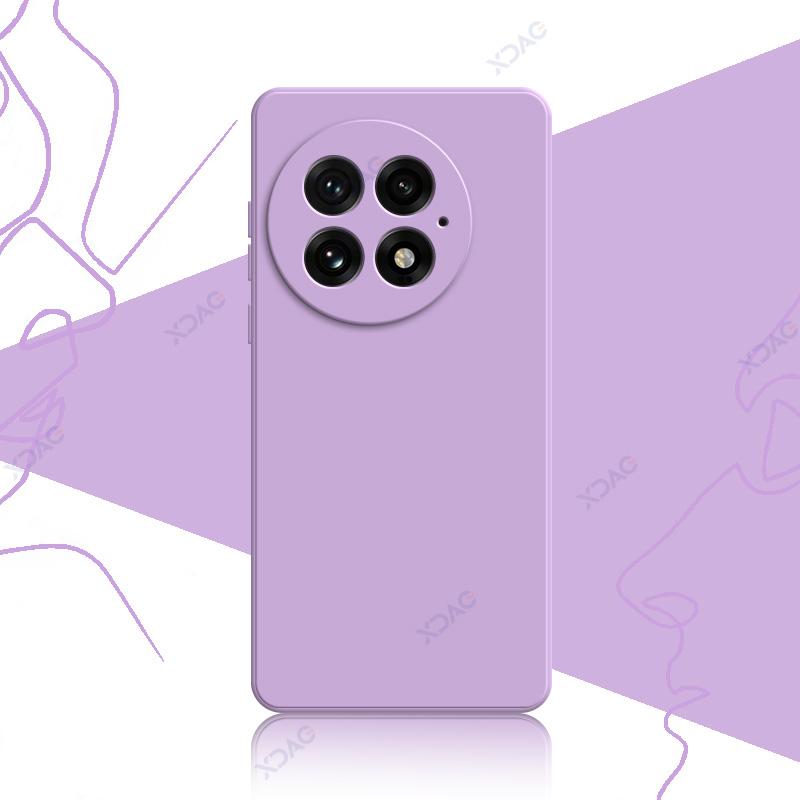 Handyhüllen für OnePlus 13 OnePlus13 5G 6.82" 360 Weiche Luxus Quadratische Flüssigsilikon Rückseite Wasserdichte Taschen