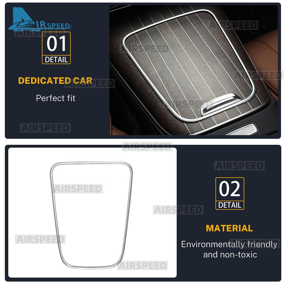 For Mercedes Benz E GLC Class W214 X254 2025 2025 2025 Central Control Gear Storage Box Protection Frame Interior Accessories