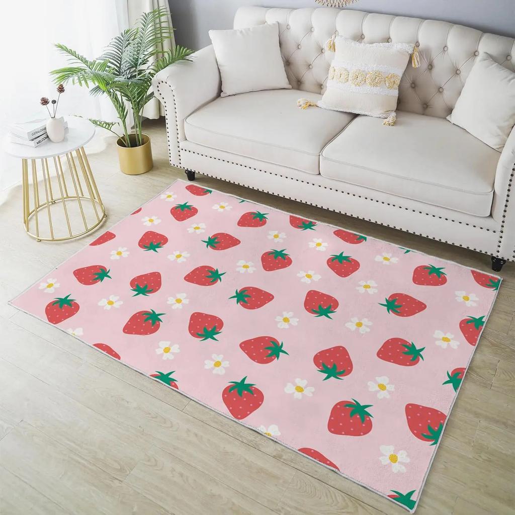 Colorful Non-Slip Area Rugs Washable Rug Carpet for Living Room Rainbow Stripes Home Decor Rugs for Game Room Classroom Bedroom