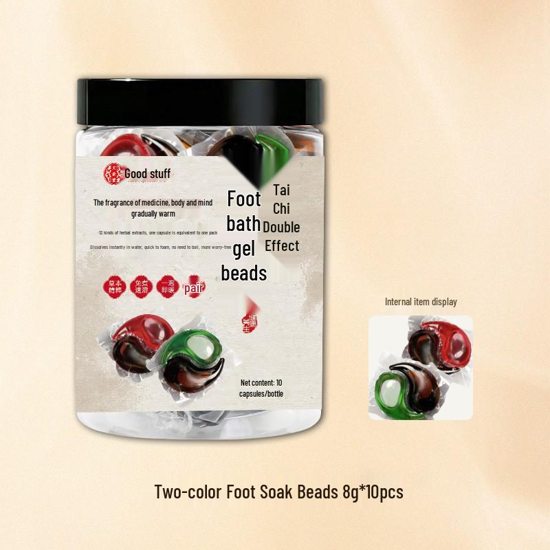 Energetic Goodies Universal Herbal Foot Soak: No-Boil Beads for Heavy Sweating