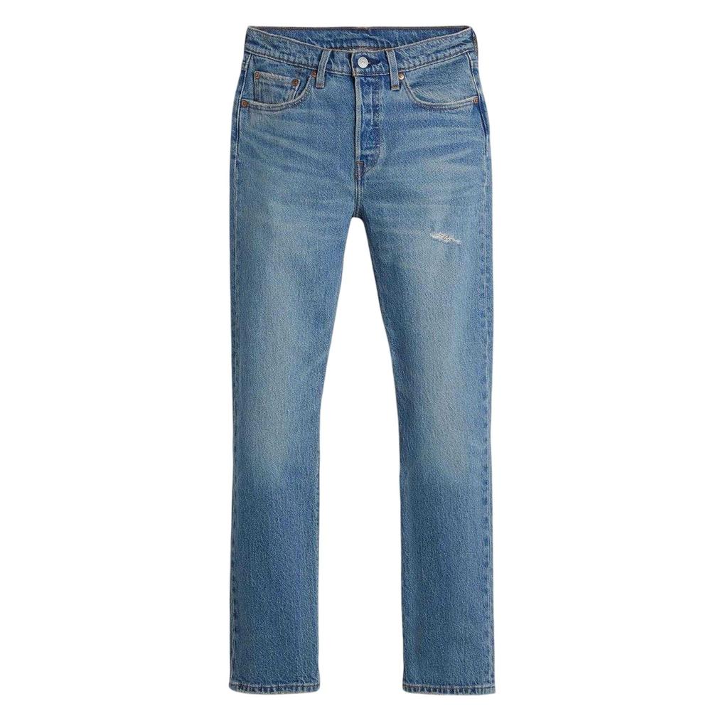 Levis Womens/Ladies 501 5 Pockets Straight Leg Jeans