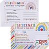 100PCS 4×6" Teacher Notes To Parents - for Teacher Must Haves,Mail To Parents,Classroom Supplies,Elementary and Daycare Essentials (4×6", Smiling