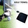 Cotton Golf Ball Cleaning Towel with Retractable Cleaner Square Towel Golf Towel  Golfer