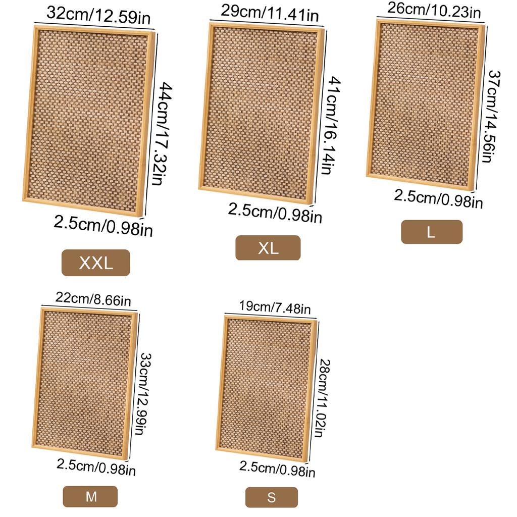 Serving tray bamboo,wooden tray with handles,natural wood printed,Organic Bamboo Serving Tray for kitchen dinner trays, tea tray