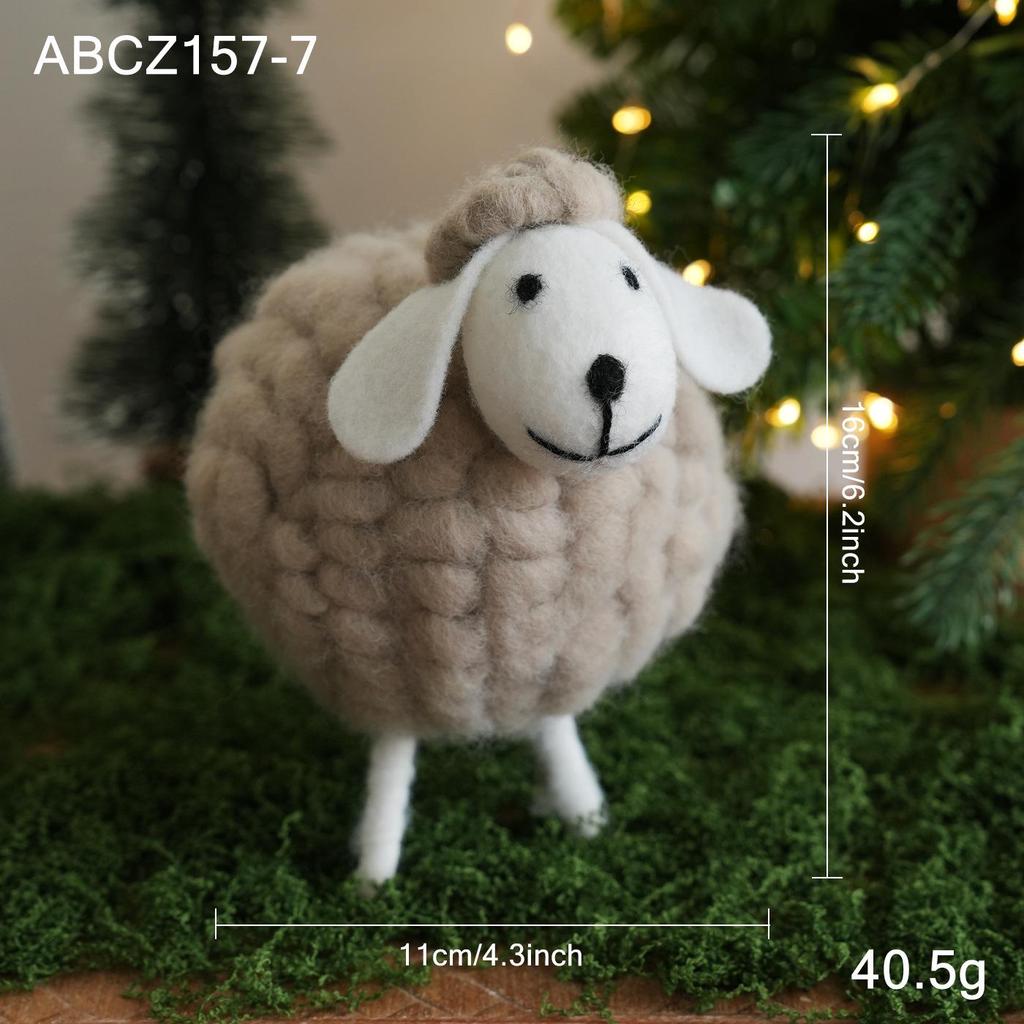 Christmas Plush Sheep Doll: Children's Gift & Home Decor Ornament