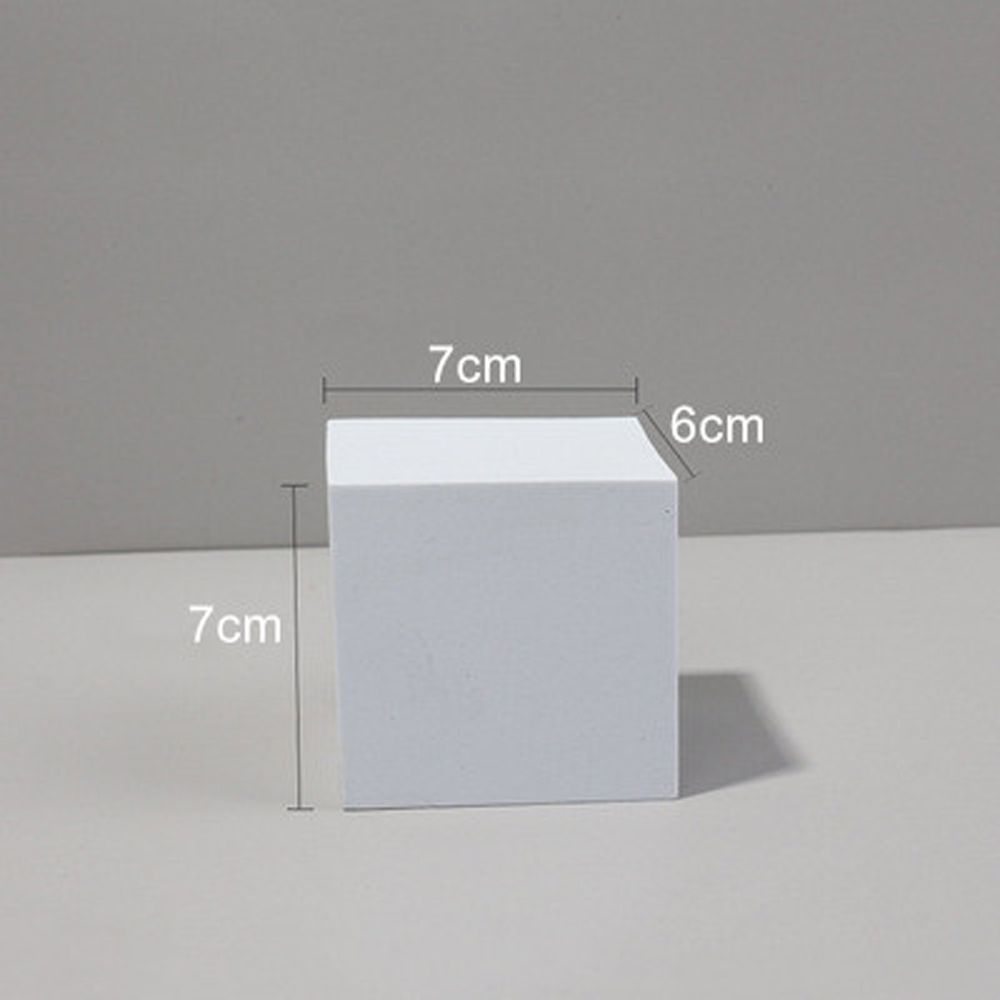 Photography Decoration Shooting Props Geometric Stereo Ins Wind Net Red White Photographic Prop