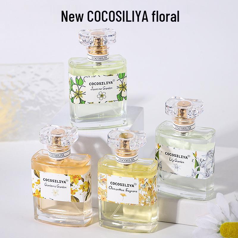 COCOSILIYA Women's Floral Perfume - Osmanthus, Rose, Lavender, Gardenia - Fresh Eau de Toilette, 50ml