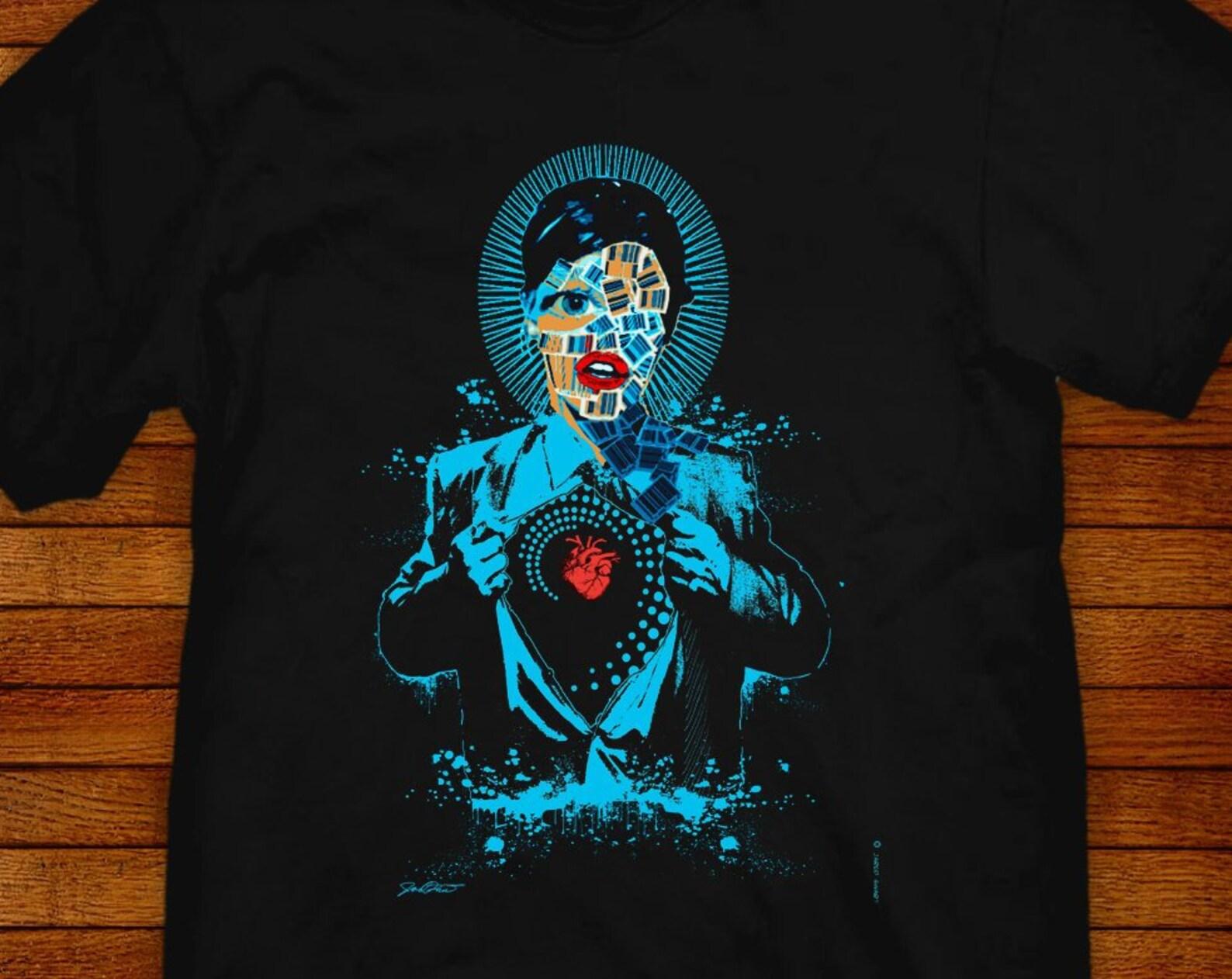 Art T shirt: Working Girl Graphic Tee by Jared Swart 2XL