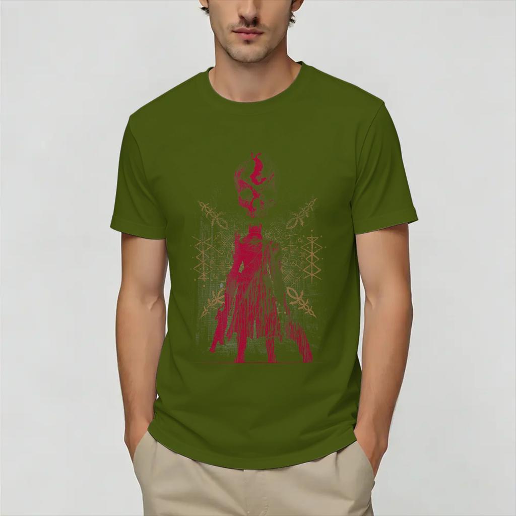 Hunter Bloodbornes T Shirt Summer Trending T Shirts Male Cotton Round Neck Oversized Top Tees Short Sleeves Funny Tshirt