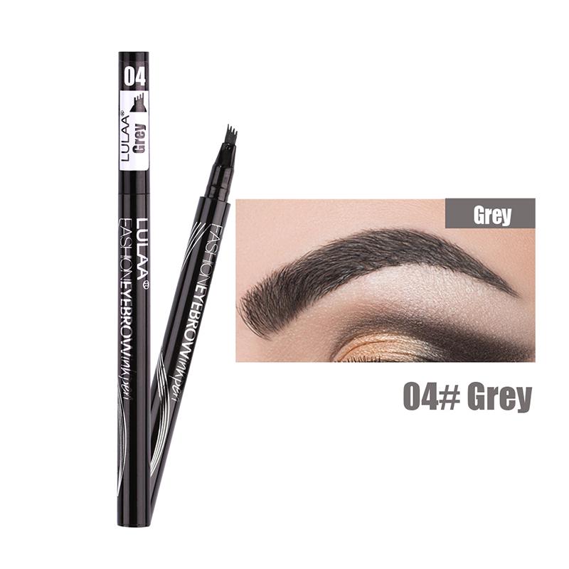 Microblading Liquid Eyebrow Tint 4 Tip Brow Tattoo Pen 5 Colors Makeup Paint Eyebrow Liner Pencil