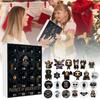 24 Days New Ozzy Osbourne Motorcycle Bell Advent Calendar Ozzy Osbourne 2D Acrylic Pendant Christmas Countdown Advent Calendar Gift