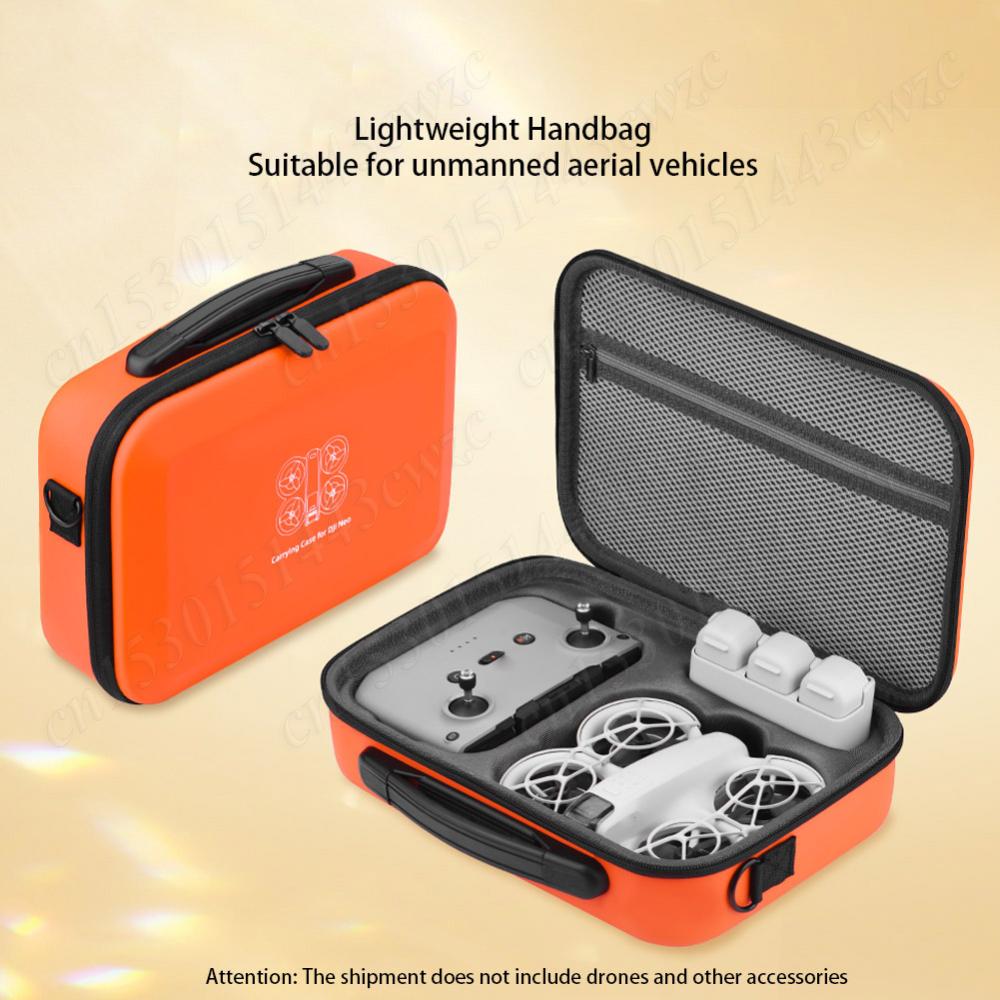 Carrying Box Case for DJI NEO Drones Controller Accessories PU Leather Hard Travel Storage Bag Shockproof Protective Travel Case
