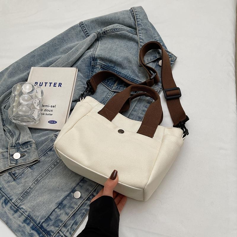 Handbag Letter Printed Canvas Bag Women Shoulder Bag