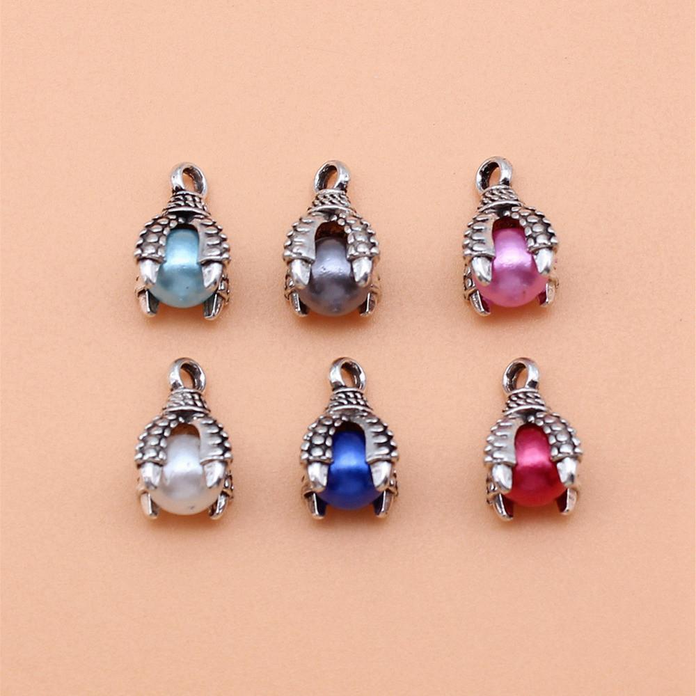 Halloween Theme Charms Silver Color Alloy Pendants For Gothic Holiday Jewelry Making