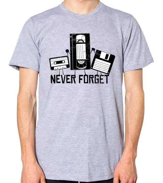 Cassette Tape Never Forget T-Shirt 3XL