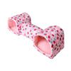 Hamster Tunnel Bed Tunnel Rabbits Toy Soft Cave House for Hamster for Guinea Pigs, Gerbils Molar Toy Bed