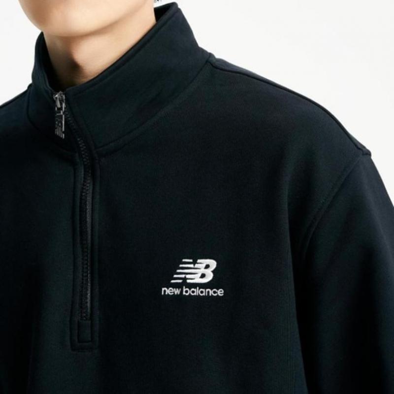 New Balance Sweatshirt Brushed Half Zip Up Sweatshirt Nbncd42933 19