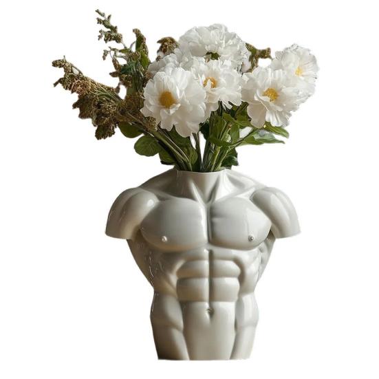 

Скульптура сексуального мускулистого мужчины, ваза, статуэтка из смолы, держатель для цветов, домашний офис, художественный стол, центральный элемент, декоративные цветочные растения, ваза, орнамент