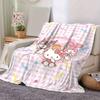 1pc, Sanrio Characters Home Decor Flannel Blanket: Perfect Gift for Bedroom, Living Room, Travel, Camping, Car, Beach, Office Nap, Ideal Sofa Throw, O