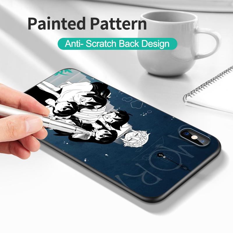 Schwarze TPU-Hülle für OPPO A1K A5 A5S A5XS A3S AX5 A11 A11X A12E A12 A7 A9 A9X 2018 2020 Omori