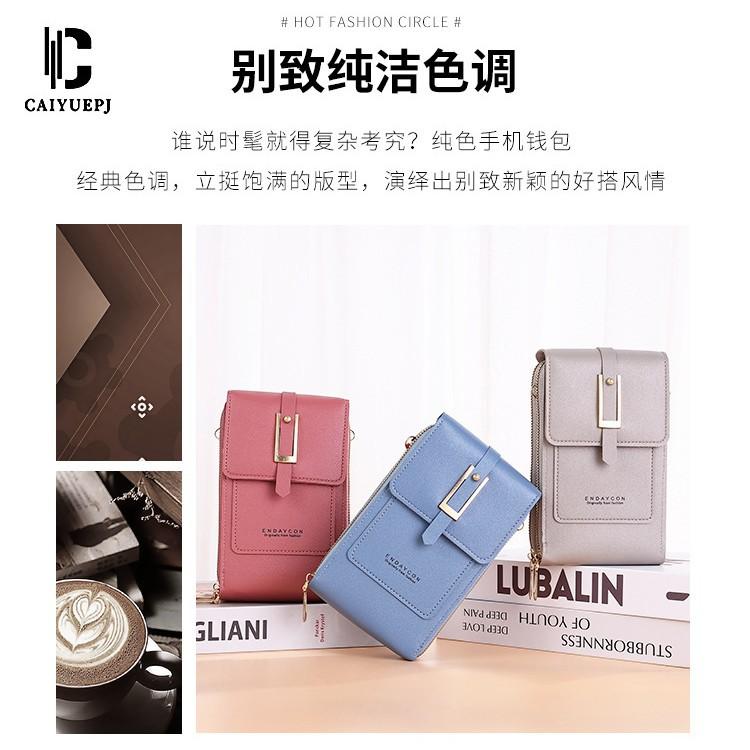 Mobile phone bag, women's crossbody bag, lightweight mini women's shoulder bag, touch screen