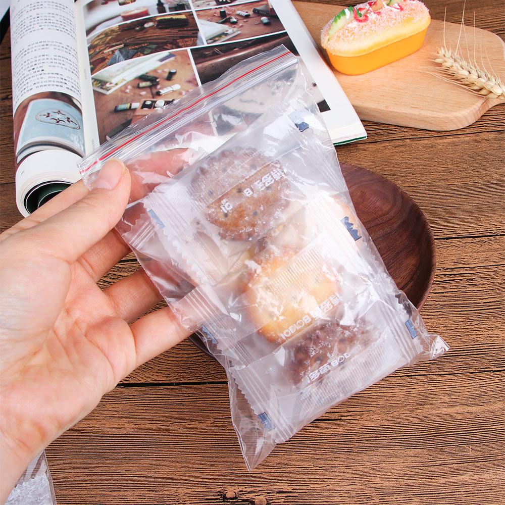 Reusable Moisture-proof Zero Waste Clear Kitchen Food Storage Plastic Bags Sealing Bag