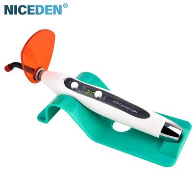 LED Dental Curing Light 5W Polymerize Resin Cure Wireless Dentistry Materials Lamp Light 1600 Mw/cm2 Dentist Equipment
