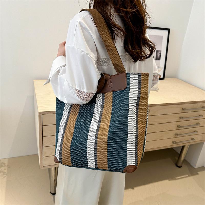 Contemporary Unisex Tote Bag With Dual Shoulder Straps Ideal For Daily Use And Shopping