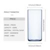 PRE02 CRISON Japanese Style Minimalist Colins Cup/cocktail Glass Household Minimalist Design Water Cup, Juice Cup