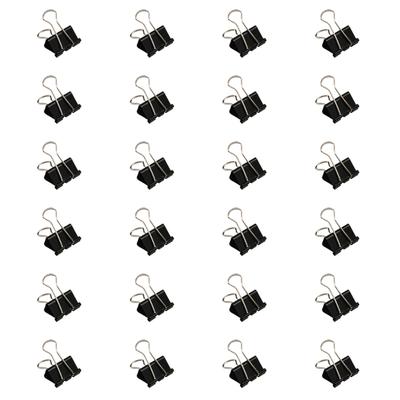 24Pcs Stainless Steel Foldback Clip for Kitchen Office Metal Long Tail Clip File Paper Clamps for Food Bag Drawing Board