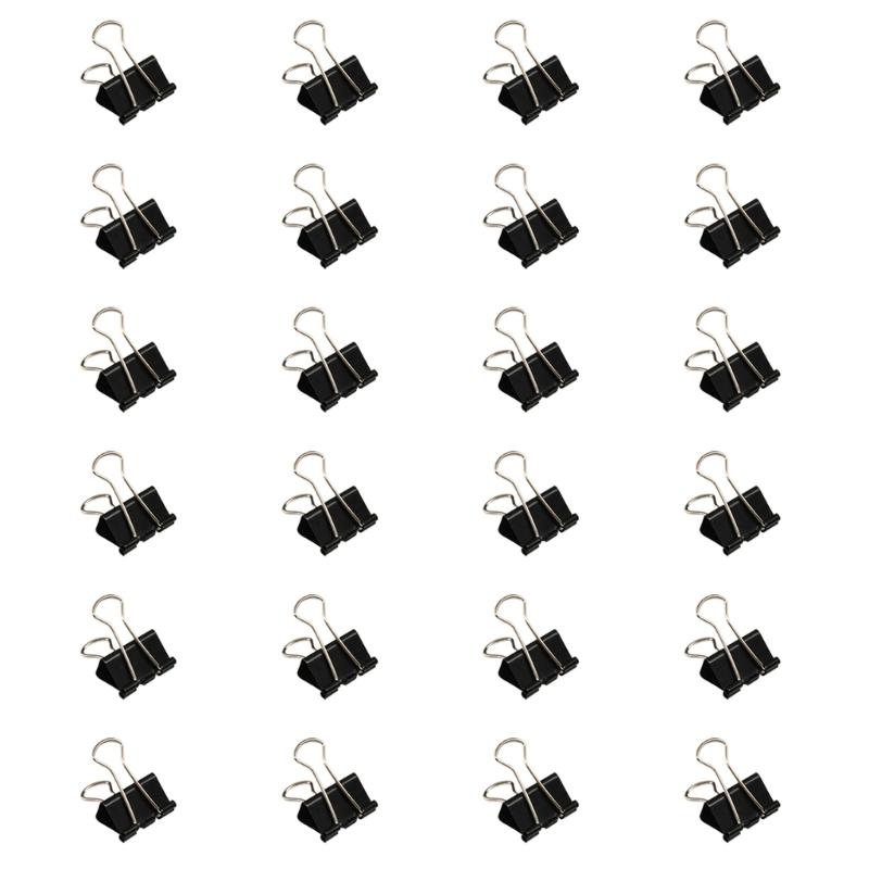24Pieces Stainless Steel Binder Clip Metal Long Tail Clip Paper Clamps Foldback Clip for Food Bag Document Drawing Board