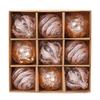 9PCS 8cm Christmas Ball Ornaments Tree Decorations for Holiday Wedding Party
