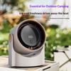 Desktop Electric Fan Air Circulator Wireless Portable Low Noise 3 Wind Speed USB Fan for Home Dorm Small Room