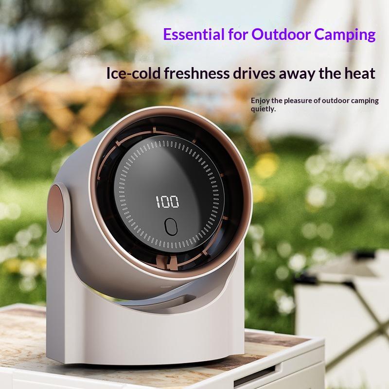 Desktop Electric Fan Air Circulator Wireless Portable Low Noise 3 Wind Speed USB Fan for Home Dorm Small Room