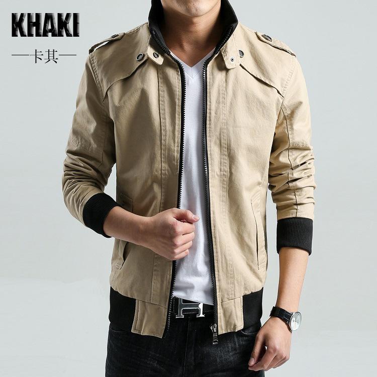 

Tooling jacket men s 2025 autumn new jacket men s youth stand-up collar Korean version slim ruffian handsome casual top trendy brand 5XL [170-95kg]