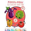 Pokoloruj Roześmiane Warzywa Kolorowanka Malowanka Książeczka Dla Dzieci