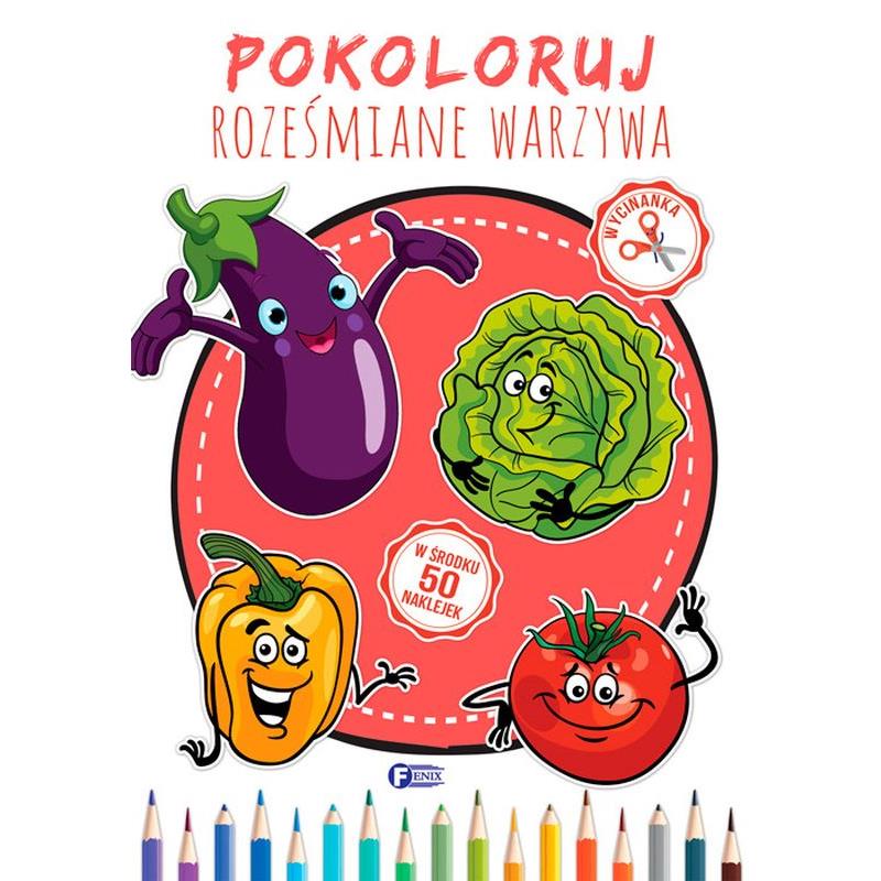 Lachendes Gemüse Ausmalbild Malbuch Für Kinder