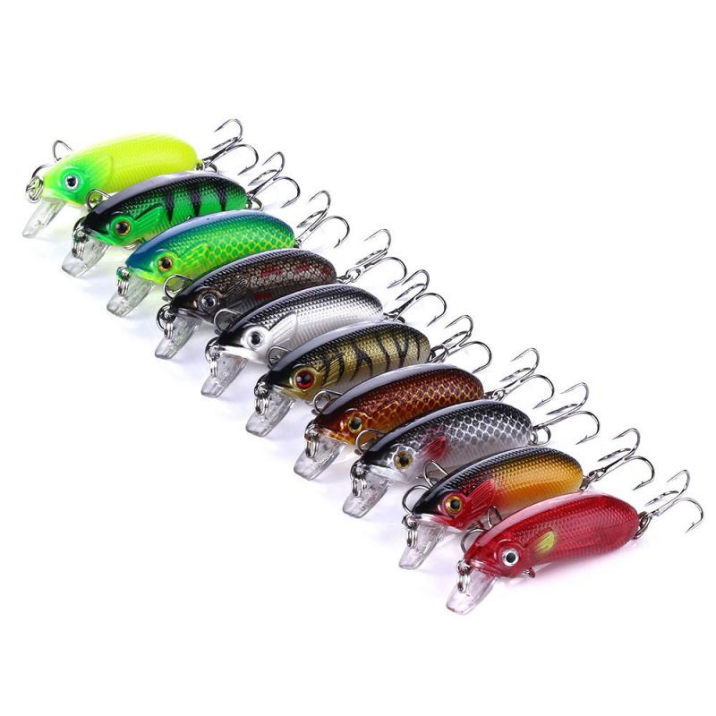 CC50Submerged Small Fat Lure Set5CM7GHighly Bionic Lure Freshwater and Saltwater Universal Long Cast Micro Bait Fake Fish Bait