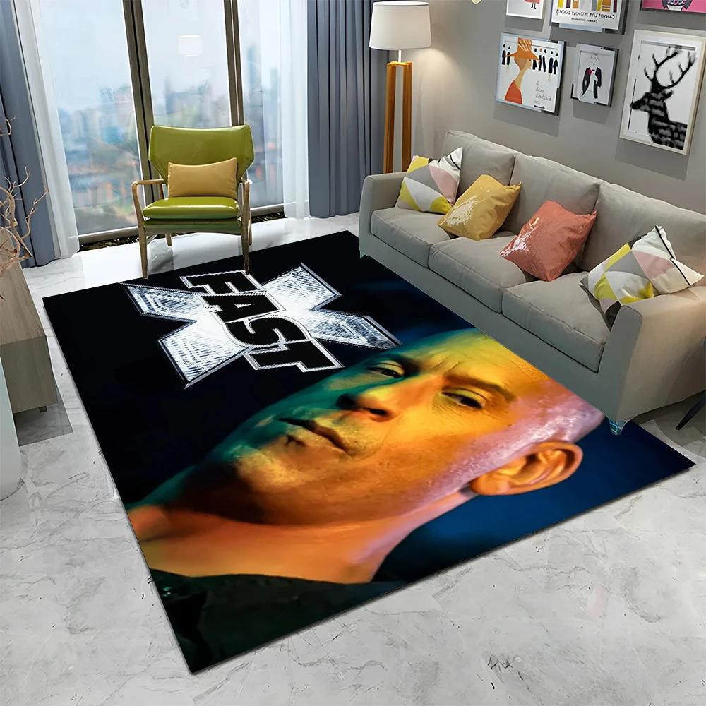 3D Printing HD 10 Fast & Furious X Carpet Rug for Home Living Room Bedroom Sofa Doormat Decor,kids Area Rug Non-slip Floor Mat
