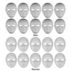 10Pcs Blank Mask Smooth Surface Full Face Mask Creative DIY Masquerade Mask Cosplay Mask Masquerade Accessories