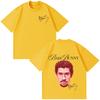 Sänger Bad Bunny Vintage Print T-Shirt Herren Damen Mode Lässige T-Shirts Kurzarm Locker Baumwolle Übergroße T-Shirts Streetwear