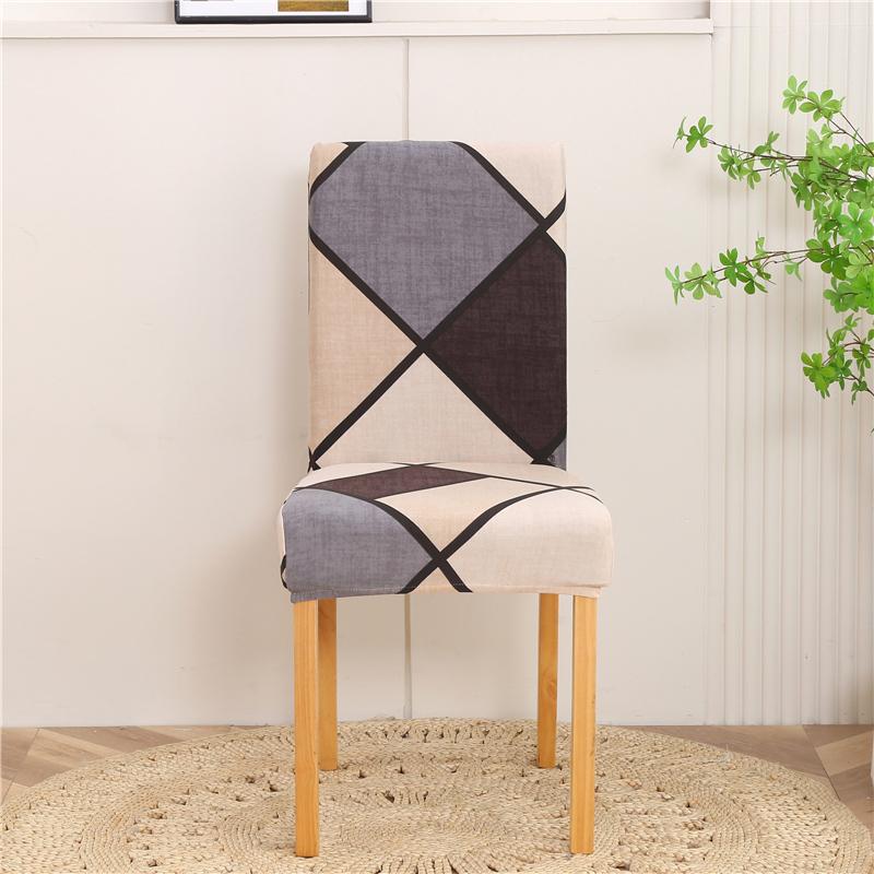 New Floral Decoration Stretch Covers Chair Cover For Dining Room Office Banquet Chair Protector Elastic Material Armchair Cover