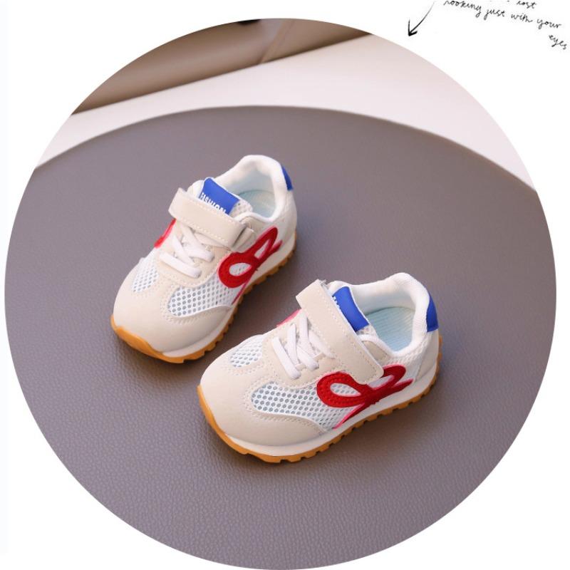 Children's Forrest Gump Shoes Spring and Summer Breathable Mesh Sneakers Girls Board Shoes Boys Low-top Running Shoes Baby White Shoes