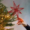 Christmas Tree Topper Modern Reusable Ornaments Christmas Tree Star Topper Holiday Decor For Indoor Outdoor Mantel Table Shelf
