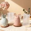 DIY Crafts Easter Bunny Silicone Mold Cute Rabbit Candle Mold 3D Rabbit Mold  Home Room Decorations