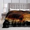 1pc The Return of the King Cartoon Blanket,Portable Throw for Travel & Camping, All Season Cozy Blanket,Ideal Gift