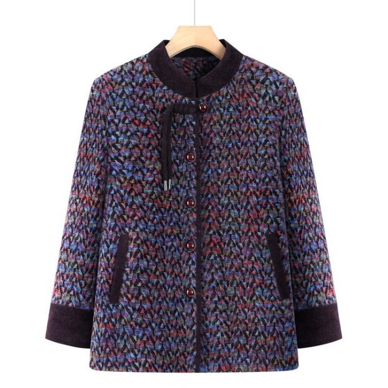 

Упакуйте новые осенне-зимние пальто, зимние плюшевые утолщенные теплые шерстяные топы 5XL [recommended 150-80kg] фиолетовый