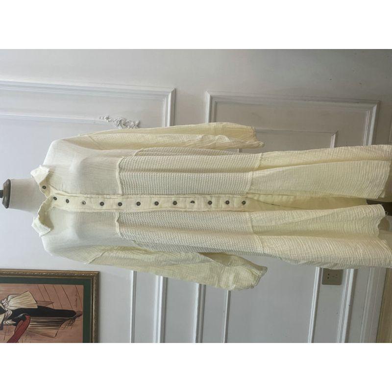 

Attitude Lazy Feeling Texture Polo Collar Beige Tone Shirt Dress Slimming Comfortable Mid-Length Paragraph II L