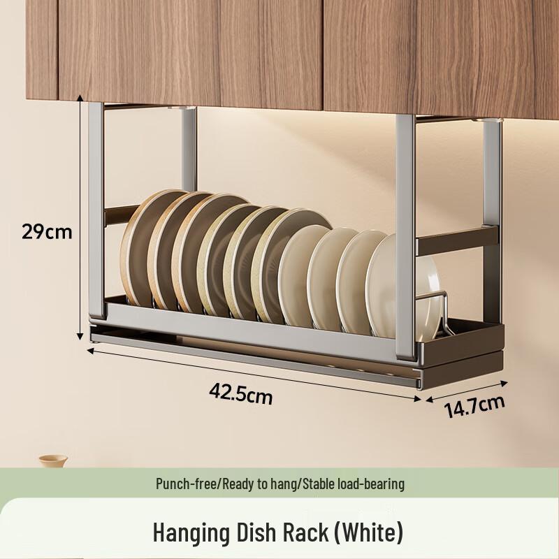 NANA Kitchen Cabinet Hanging Storage Basket & Rack