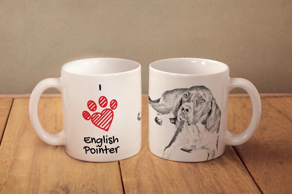 English Pointer I – Cup with a dog, cute cup with graphics | Art-Dog
